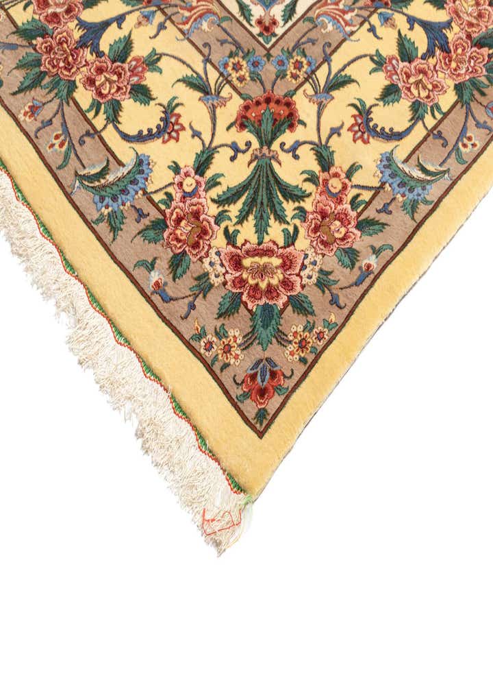 9' 10 x 13' 5 Ghom Wool Rug