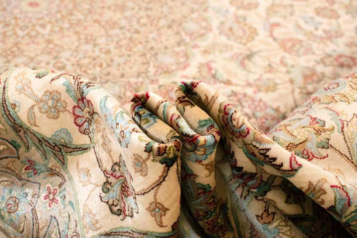 6' 6 x 9' 10 Ghom Silk Rug