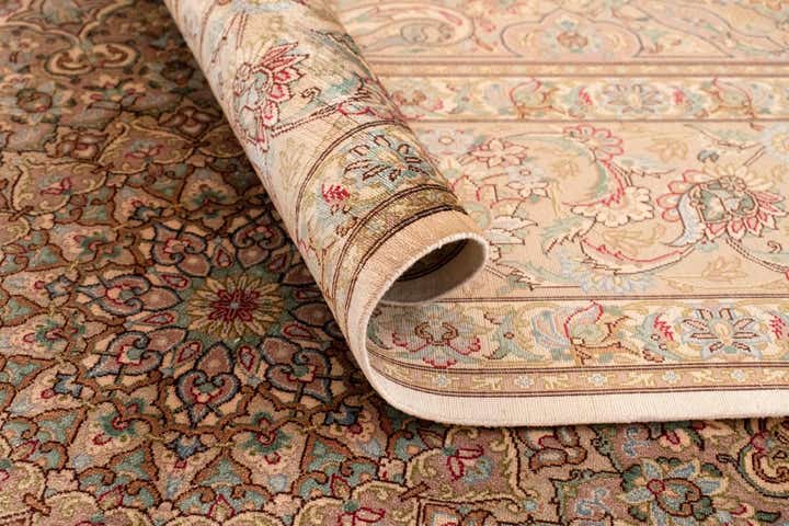 6' 6 x 9' 10 Ghom Silk Rug