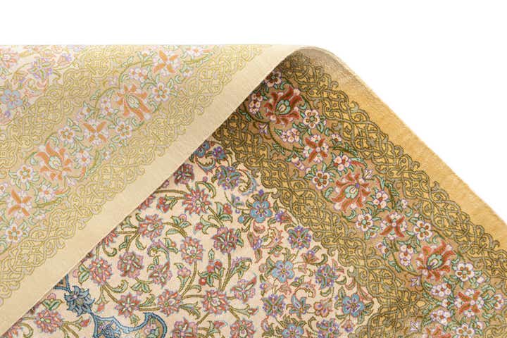 2' 7 x 4' Ghom Silk Rug
