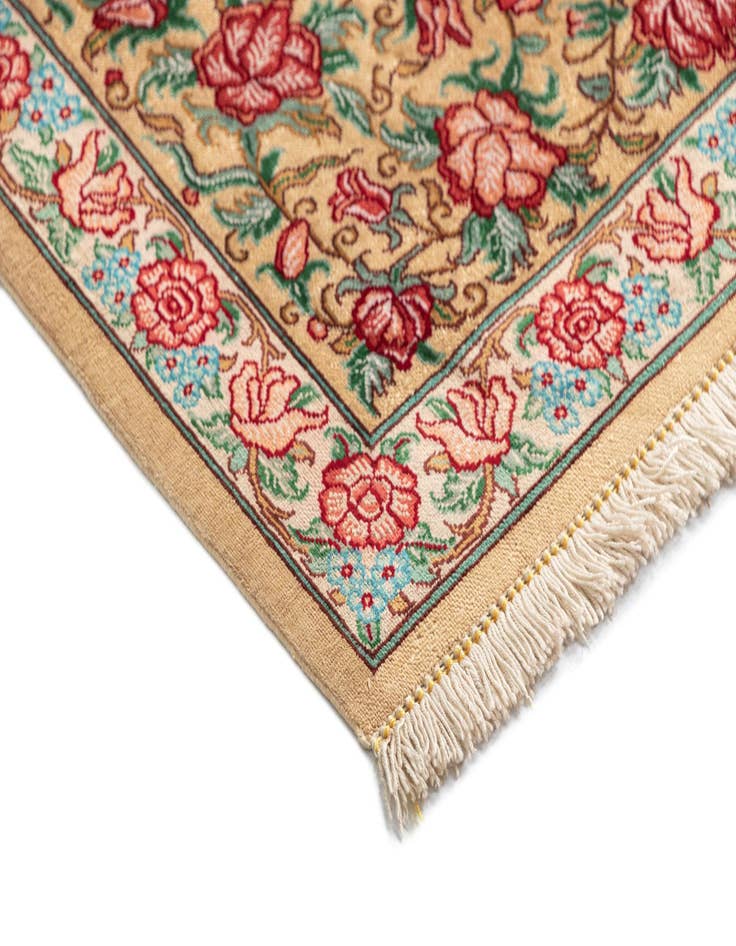 Detail image of 1' 11 x 2' 7 Ghom Silk Rug