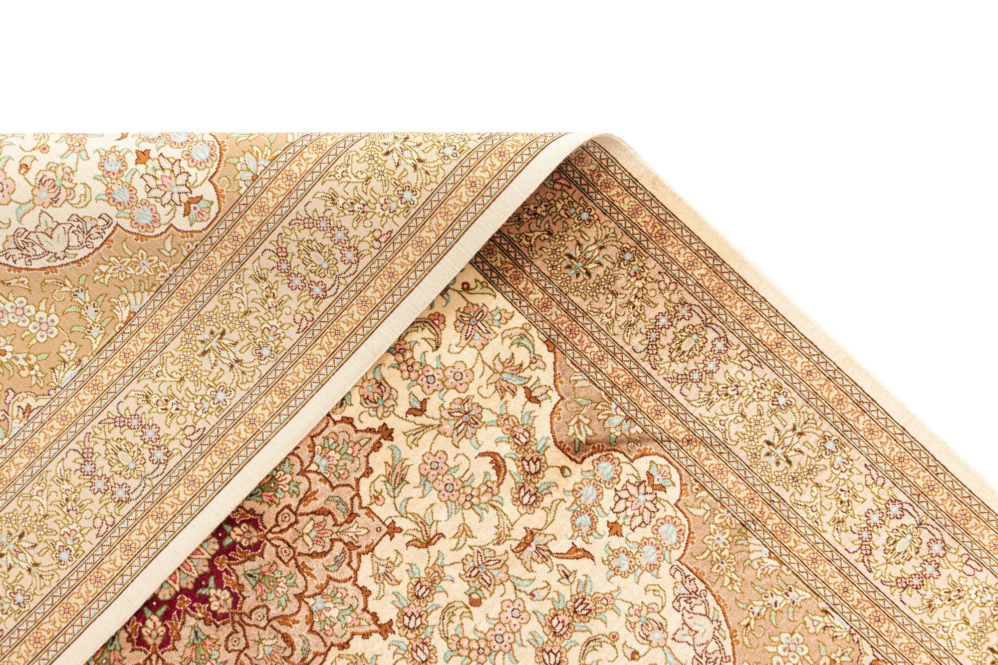 3' 3 x 5' Ghom Silk Rug