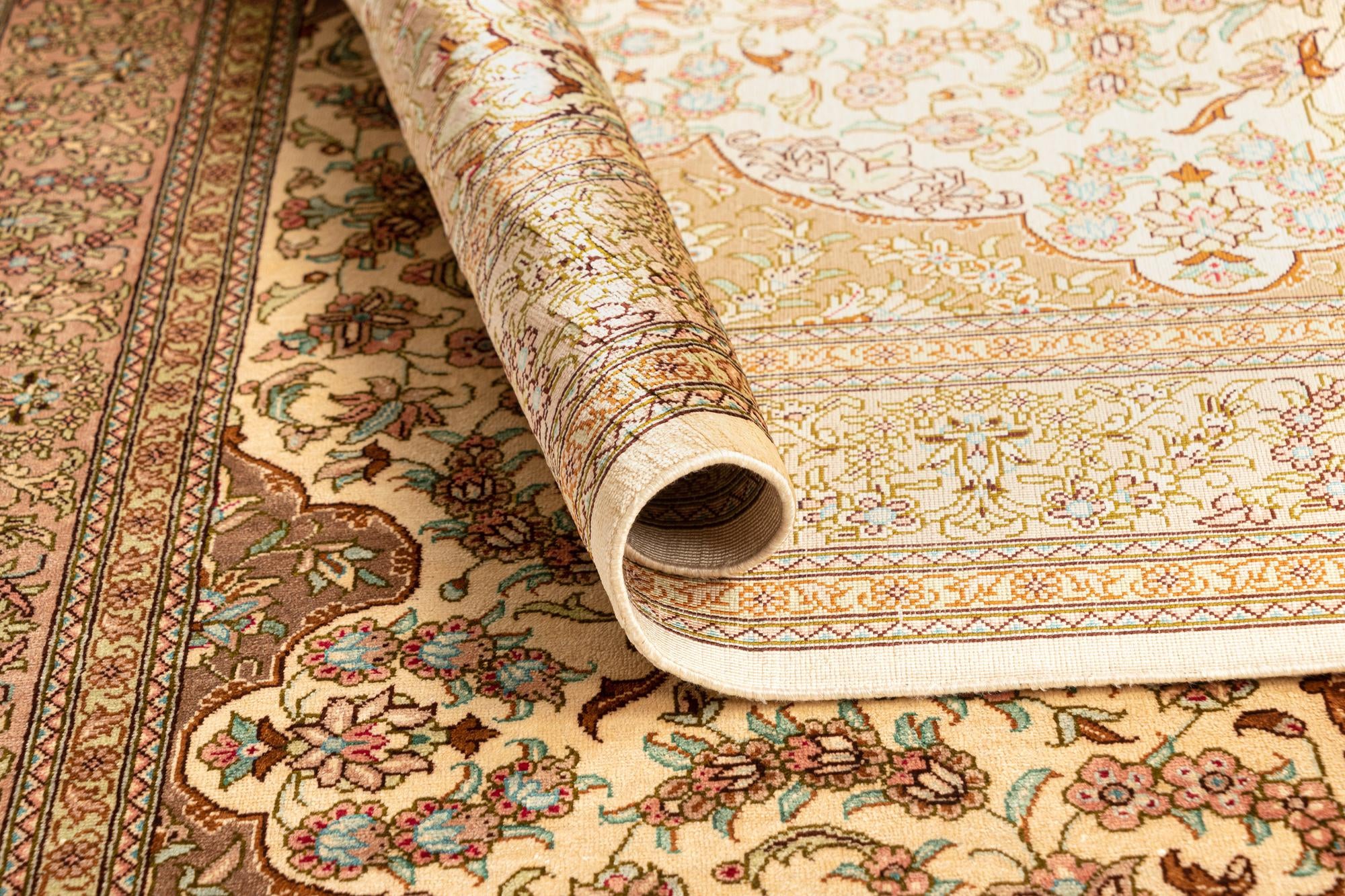 3' 3 x 5' Ghom Silk Rug