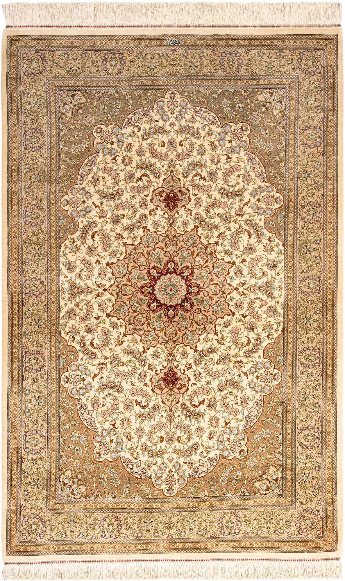 3' 3 x 5' Ghom Silk Rug
