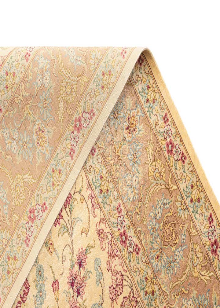 4' 4 x 6' 7 Ghom Silk Rug