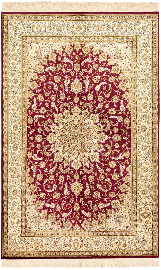 Detailansicht von 135cm x 200cm Ghom Silk Teppich