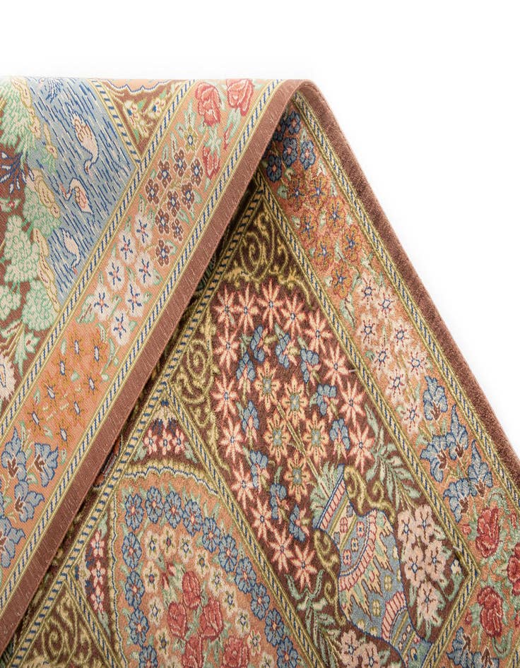 Detail image of 1' 11 x 2' 11 Ghom Silk Rug