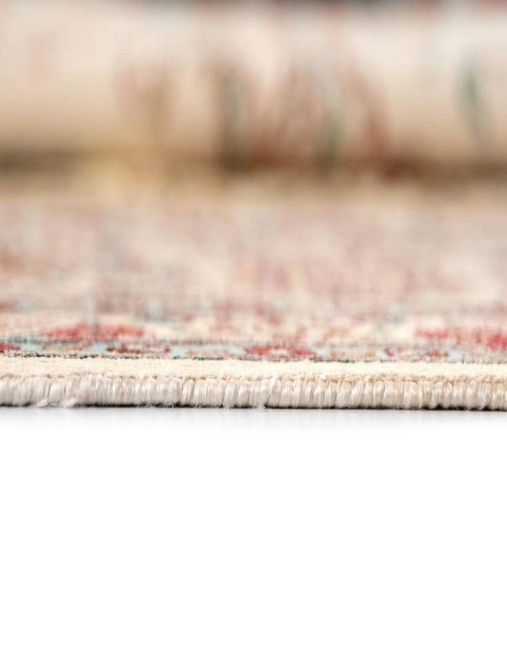 Detail image of 6' 6 x 9' 10  Hand Knotted Ghom Silk Persian Rug