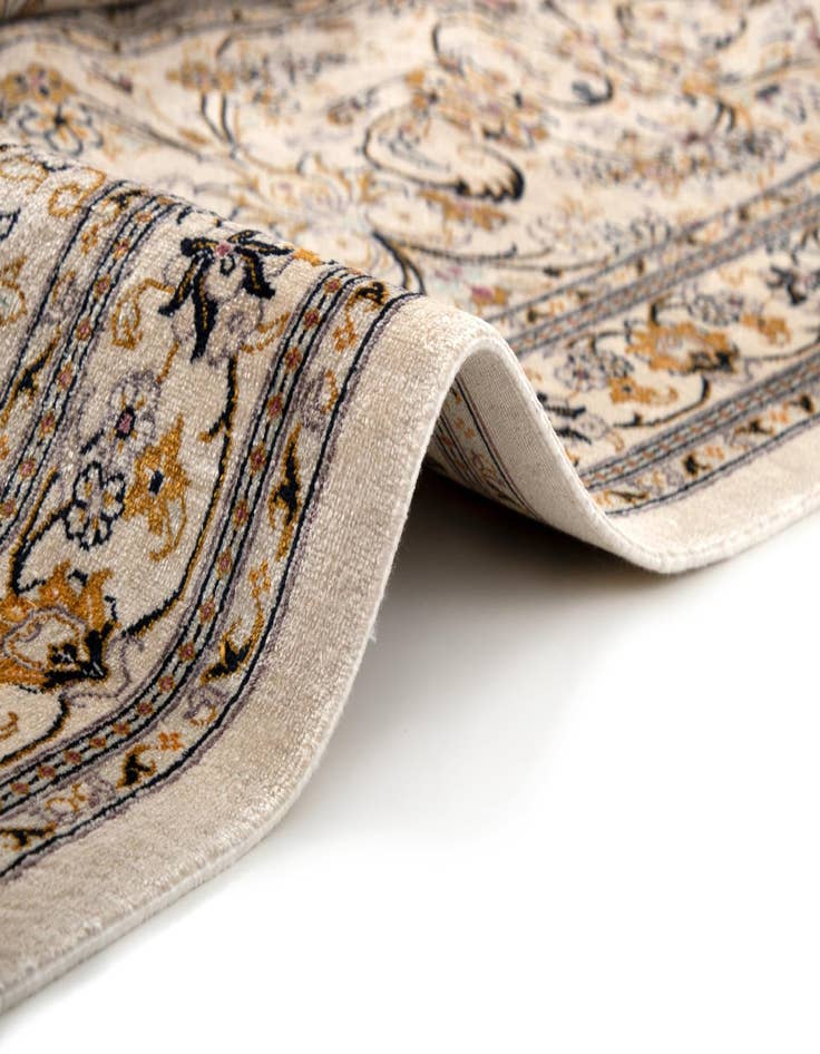 Detail image of 9' 8 x 13' 5 Ghom Silk Rug