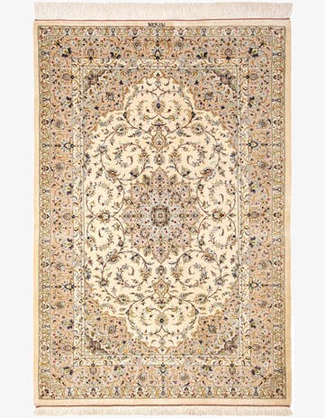 3' 3 x 4' 11 Ghom Silk Rug