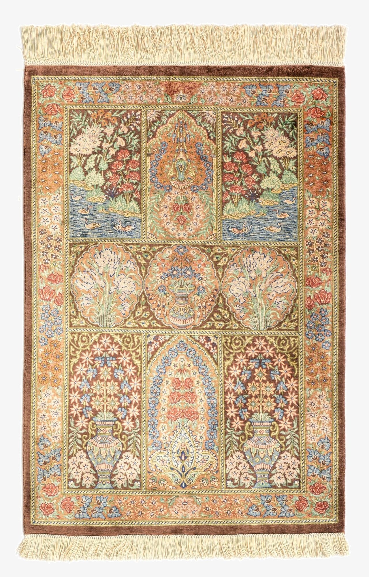 1' 11 x 2' 11 Ghom Silk Rug
