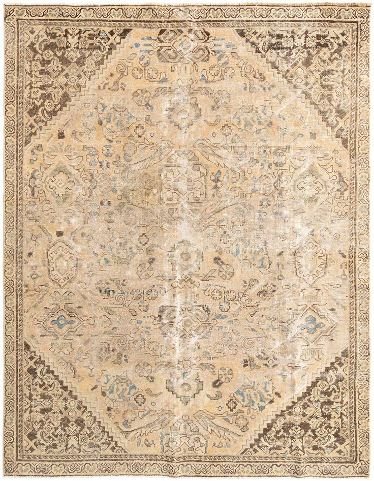 Detail image of 5' 6 x 8' 7 Hamedan Wool Rug