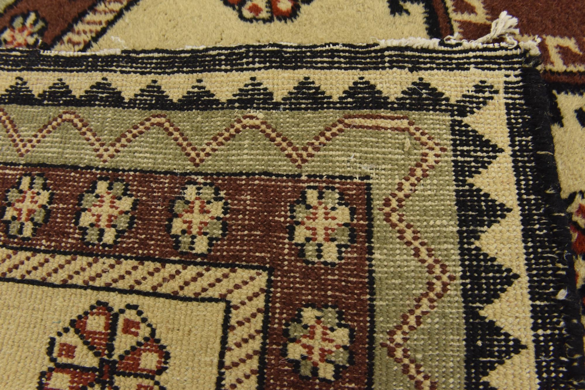 90cm x 160cm anudado a mano Hamedan Alfombra Lana