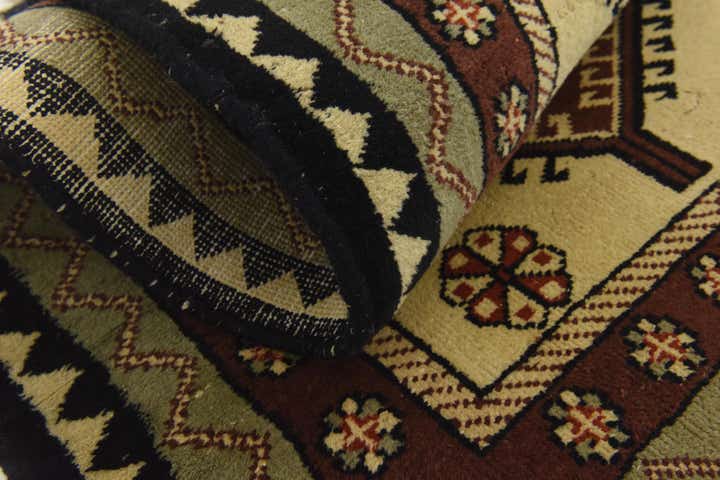 3' x 5' 3 Hand Knotted Hamedan Wool Rug