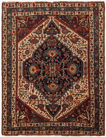 4' 11 x 6' 7 Hamedan Rug