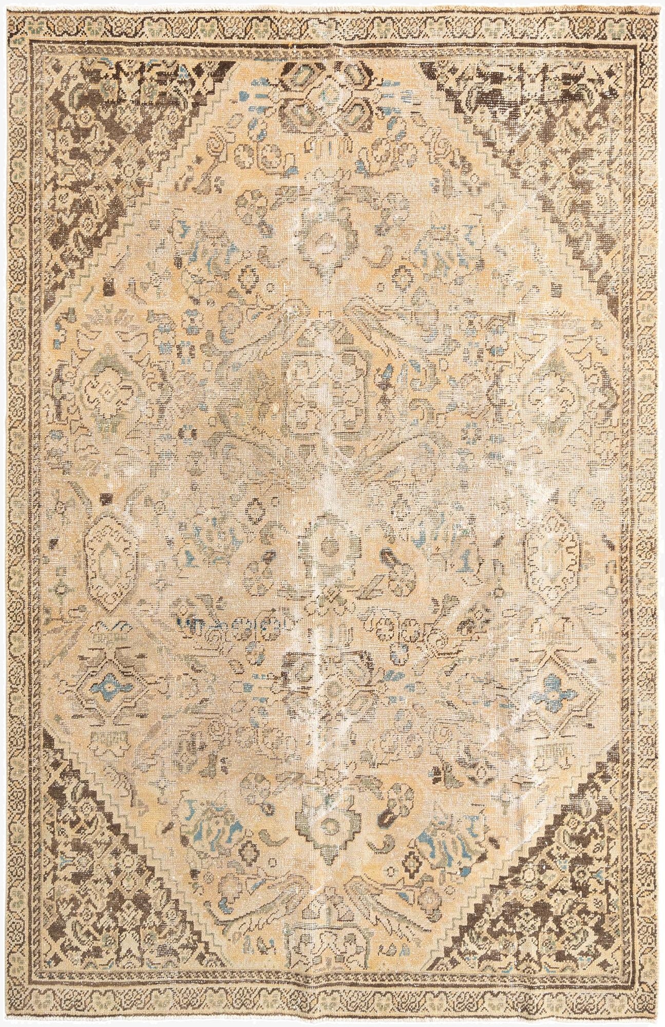 5' 6 x 8' 7 Hamedan Wool Rug