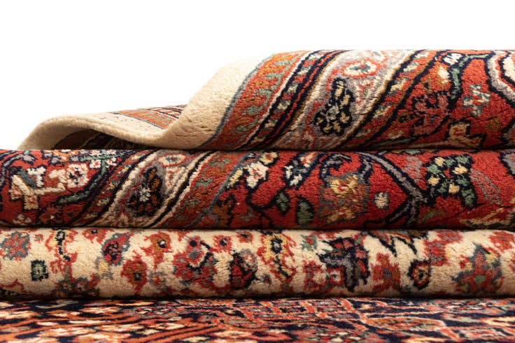 Detail image of 8' 1 x 11' Herati Wool Rug