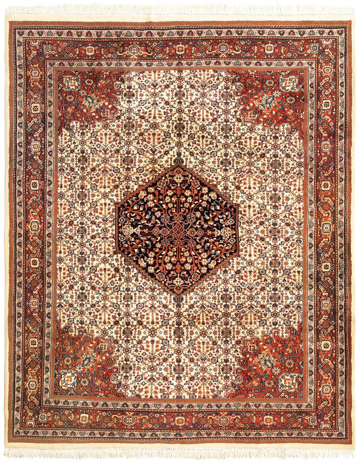 Detail image of 8' 1 x 11' Herati Wool Rug