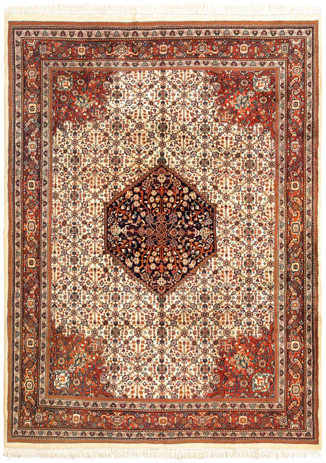 Detail image of 8' 1 x 11' Herati Wool Rug