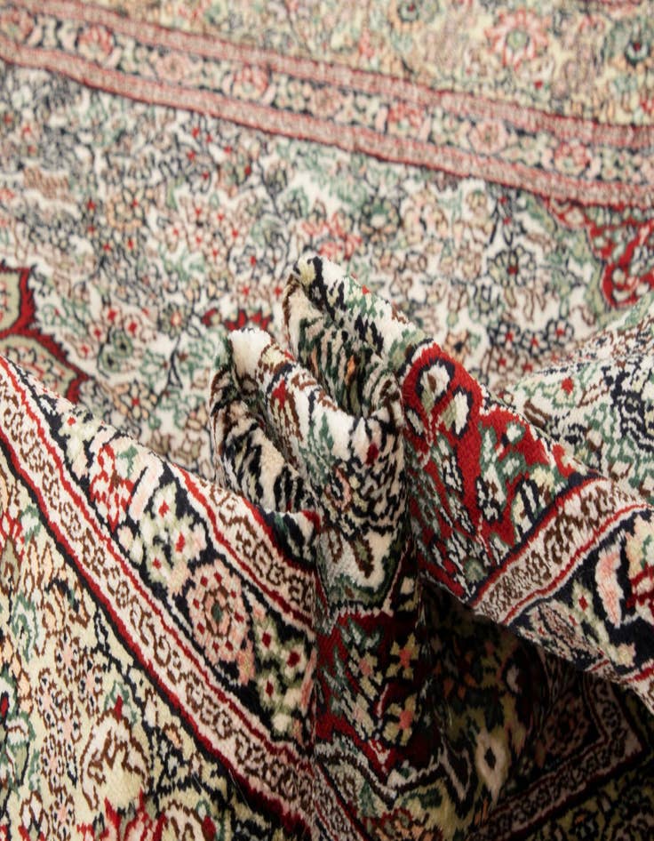Detail image of 2' 11 x 4' 11  Hand Knotted Hereke Rug