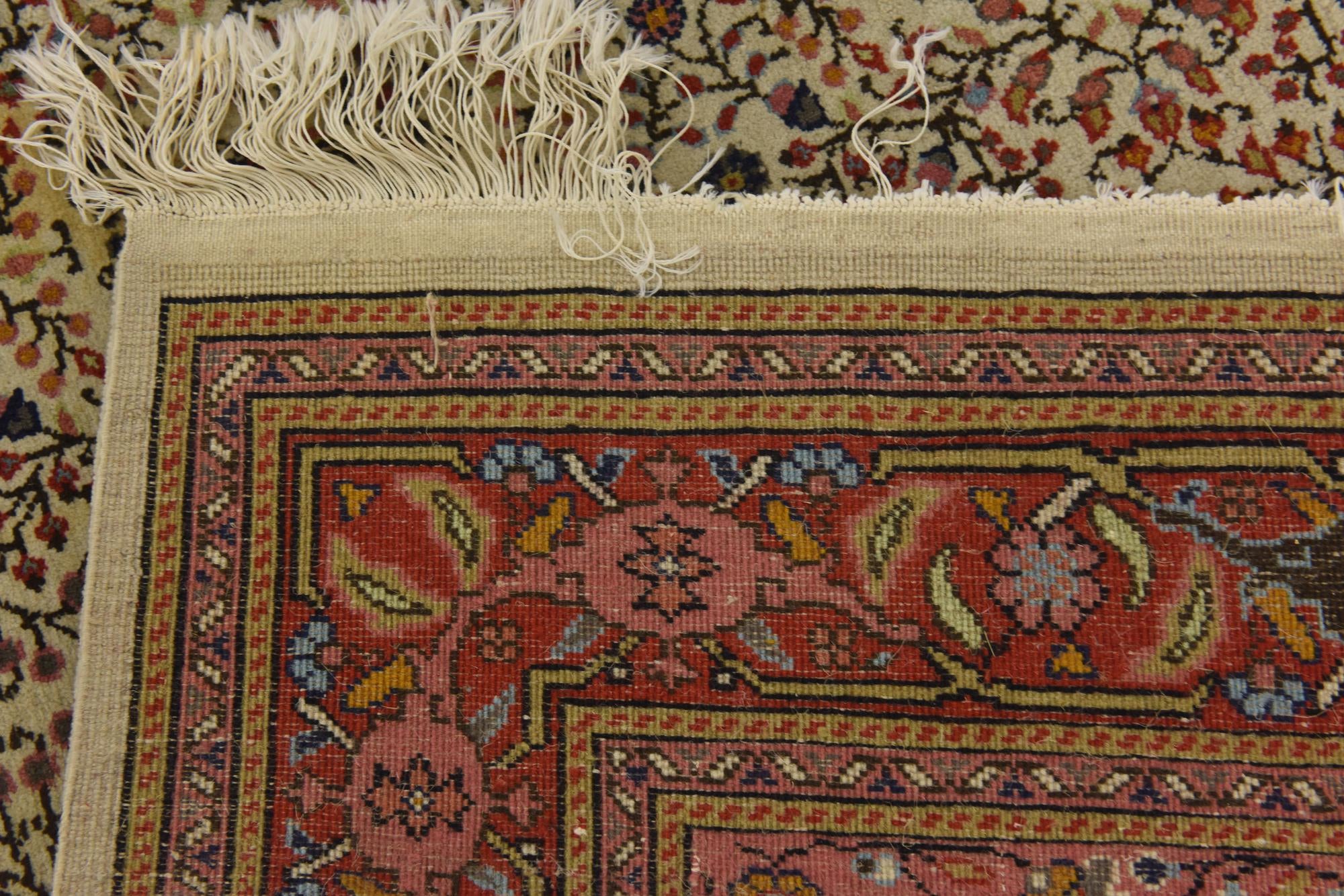 6' 8 x 10' Hand Knotted Hereke Wool Rug