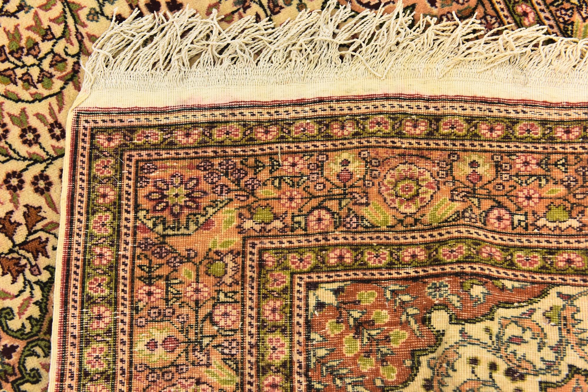 6' 5 x 9' 3 Hand Knotted Hereke Wool Rug