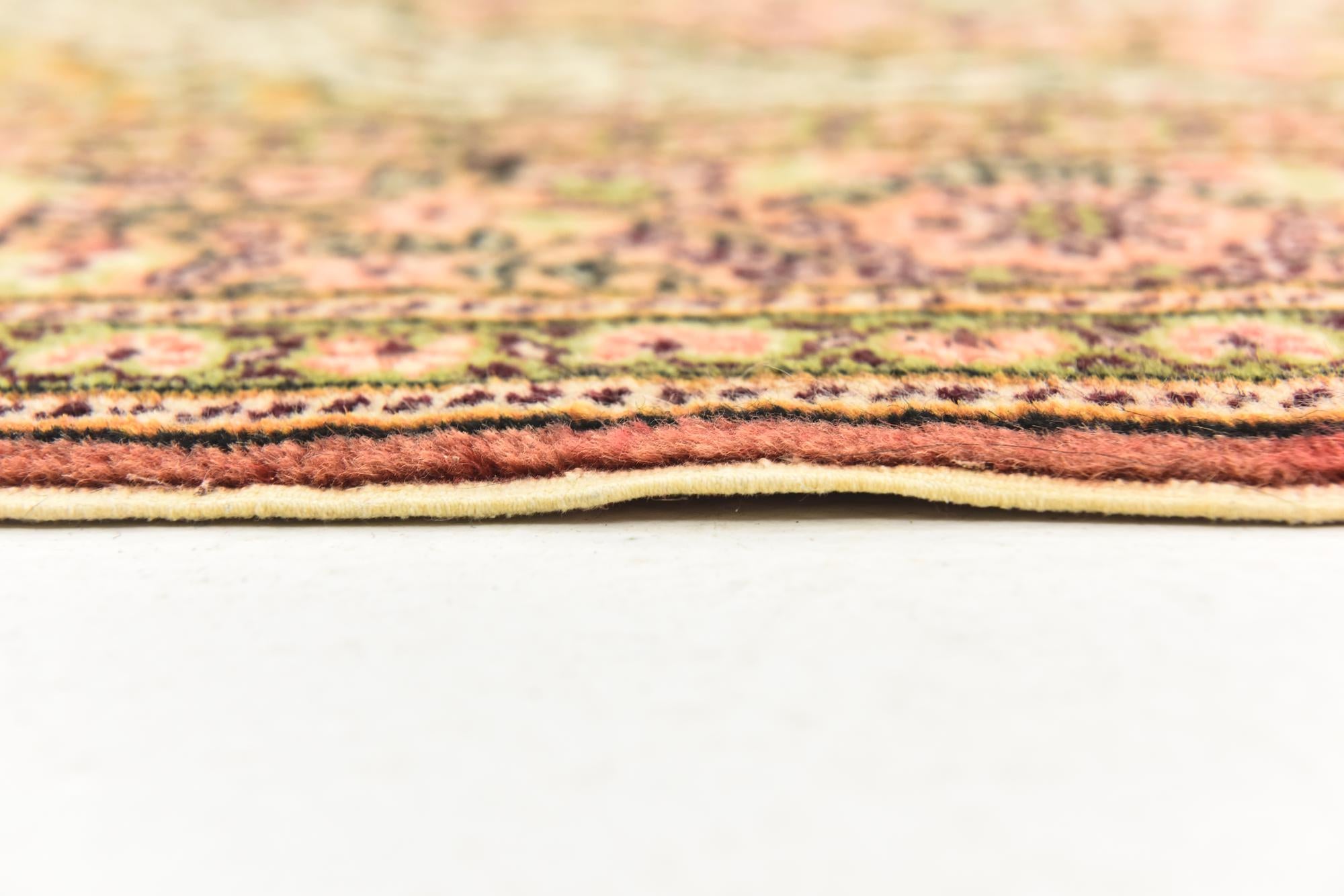 6' 5 x 9' 3 Hand Knotted Hereke Wool Rug