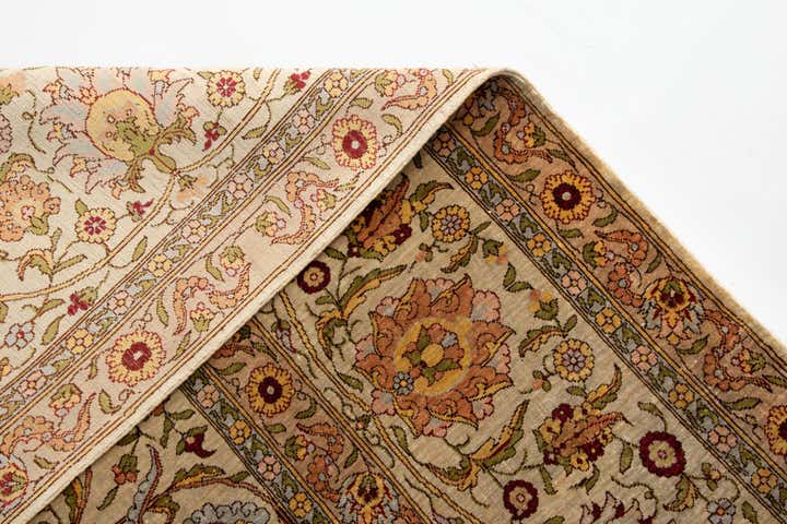 140cm x 225cm Hereke Silk Vloerkleed
