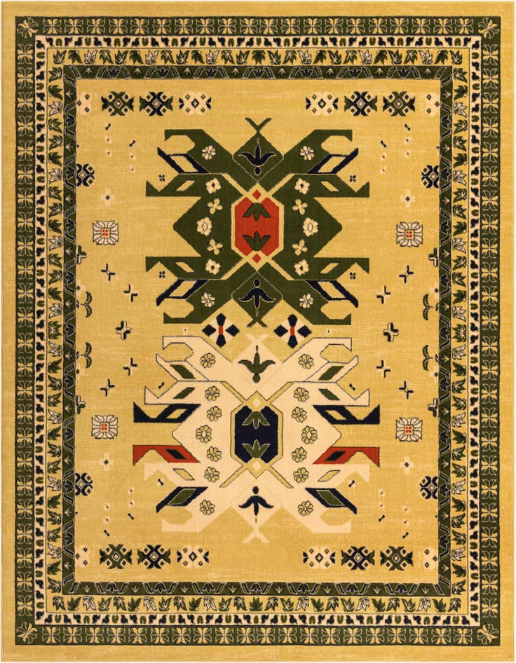 Detail image of 7' 10 x 10' Heris Rug