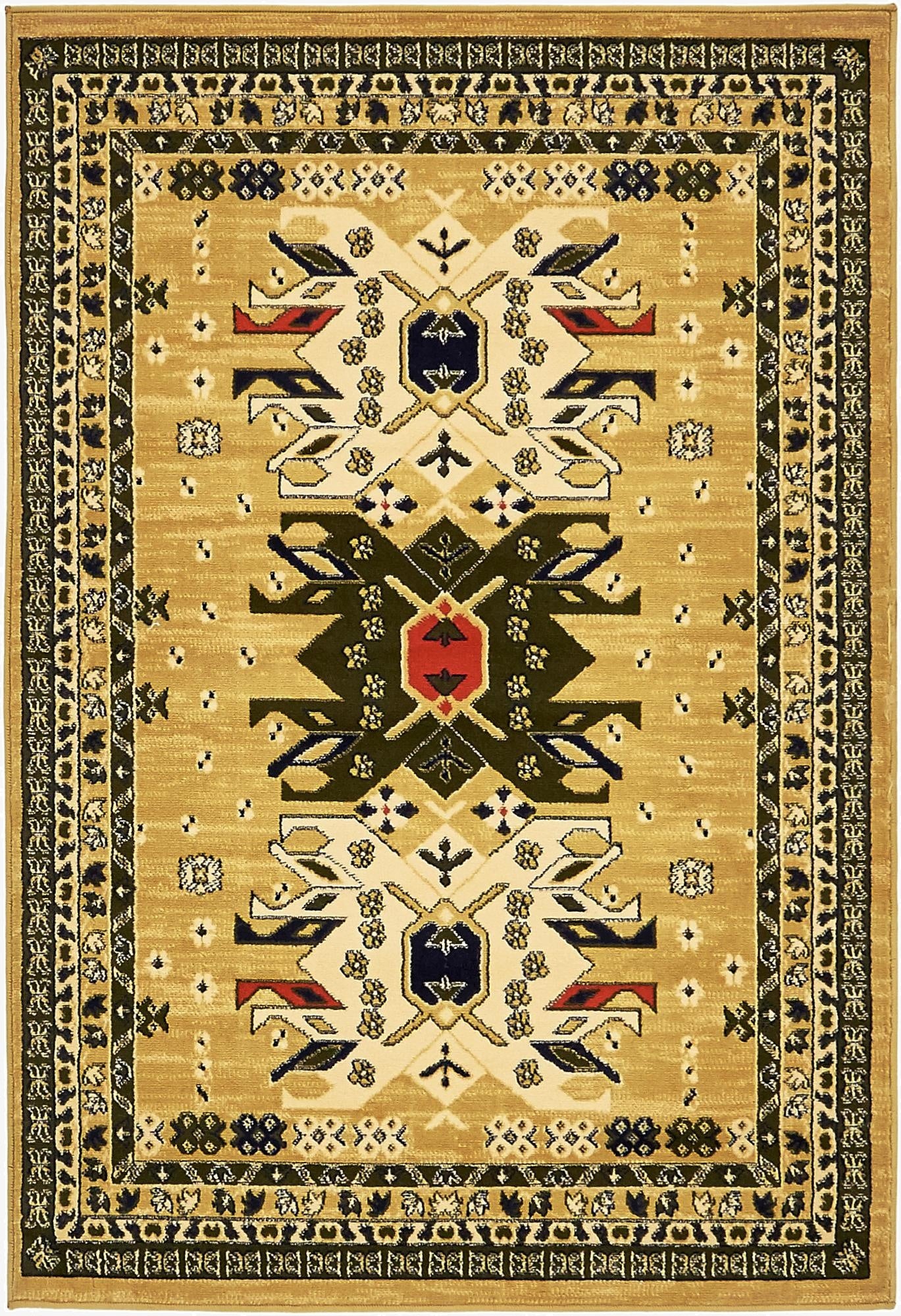 4' x 6' Heris Rug
