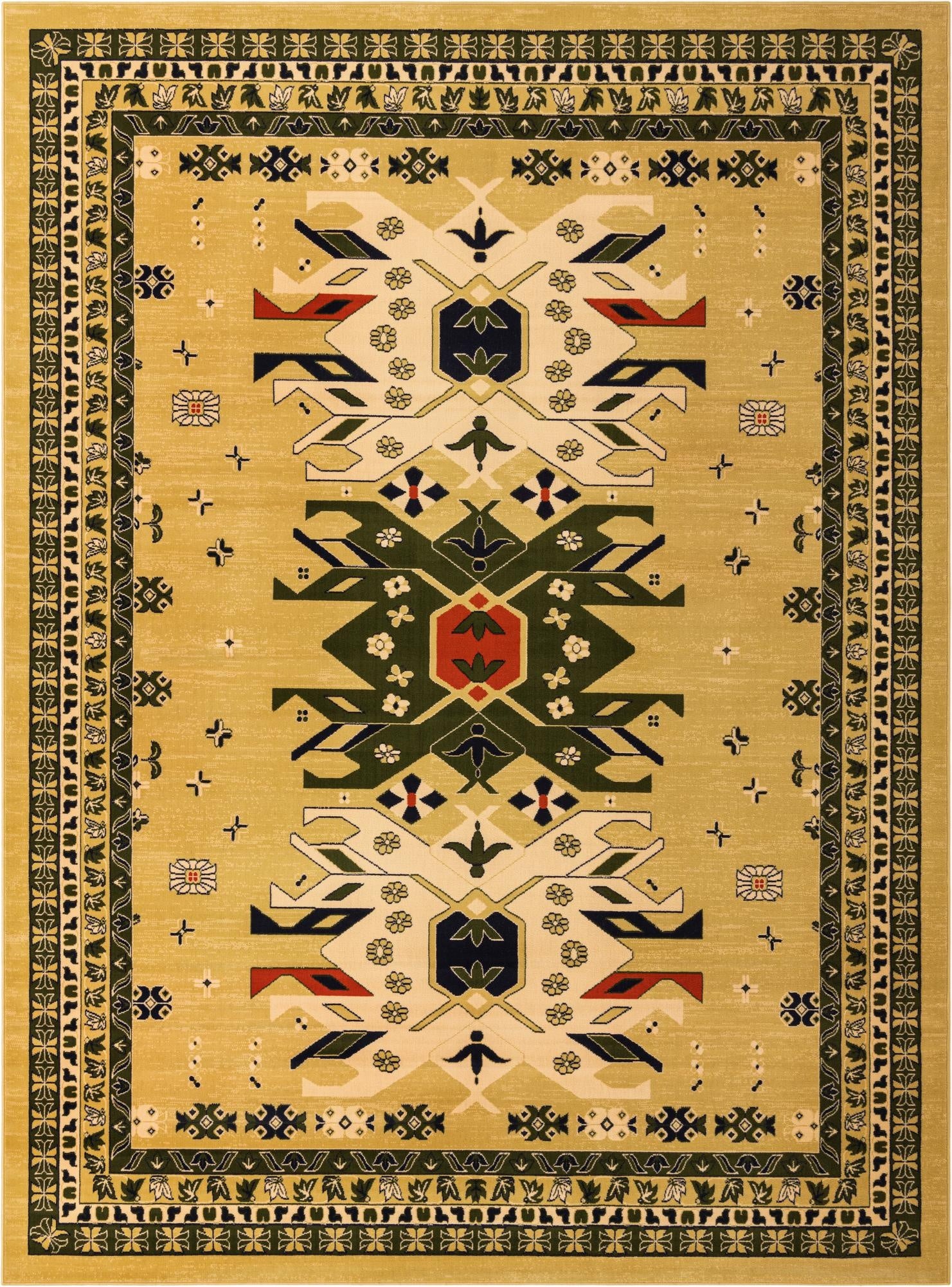 Primary image 10' x 13' Heriz Design Rug