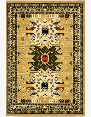 4' x 6' Heriz Design Rug