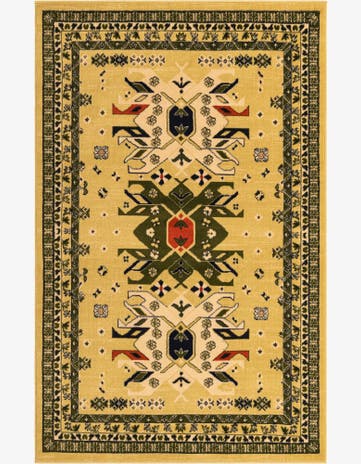 5' 3 x 8' Heriz Design Rug