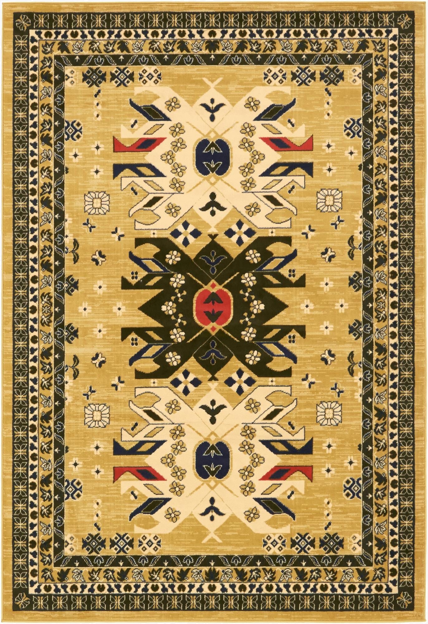 6' x 9' Heriz Design Rug