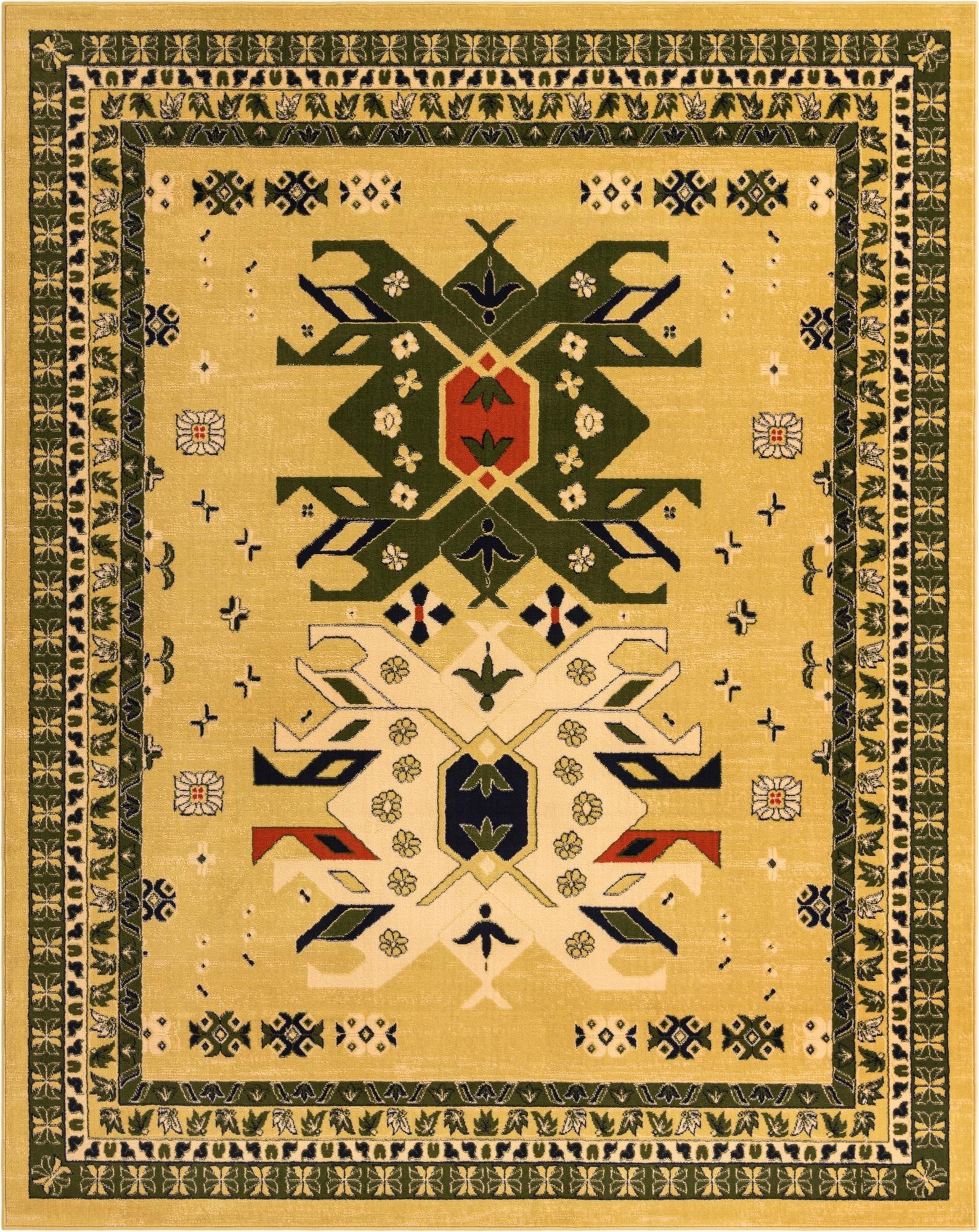 Primary image 7' 10 x 10' Heriz Design Rug