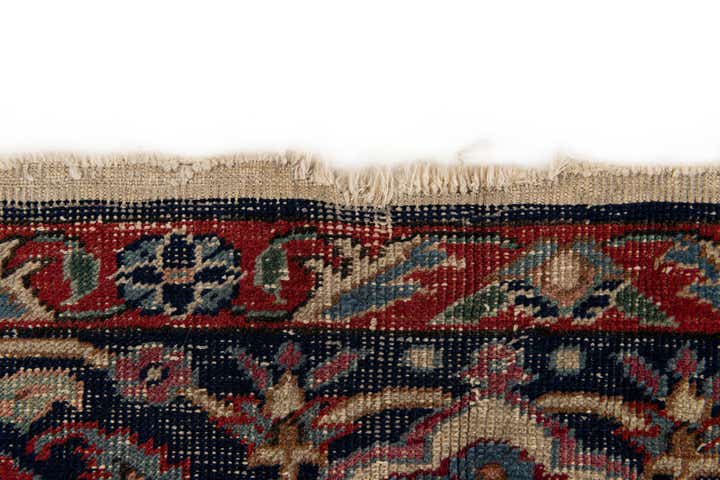 6' 6 x 9' 6 Hand Knotted Hossainabad Persian Wool Rug