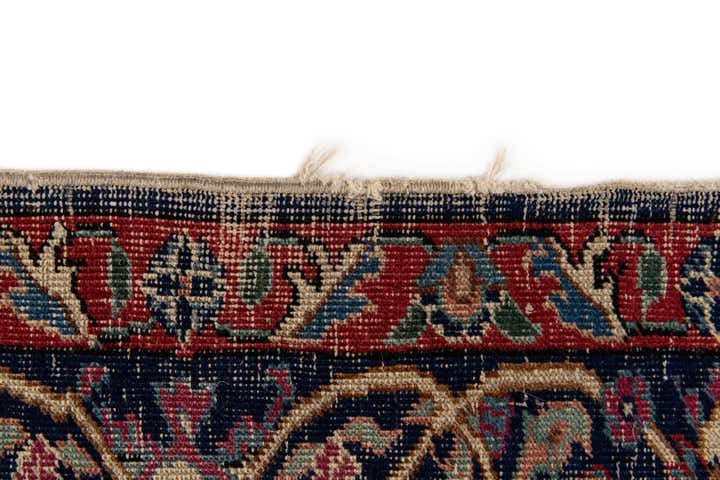 6' 6 x 9' 6 Hand Knotted Hossainabad Persian Wool Rug