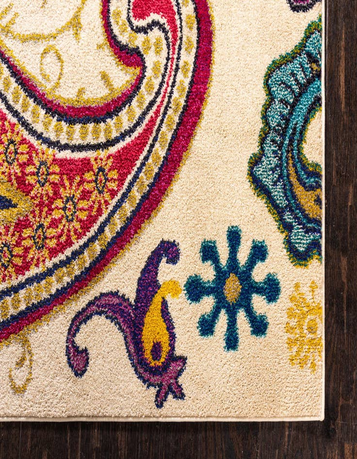 Detail image of 6' x 9' Washable Hyacinth Rug