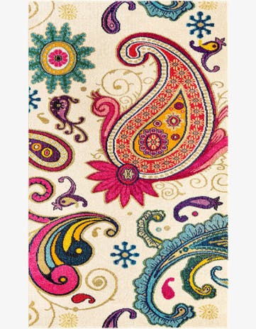 5' x 8' Washable Hyacinth Rug