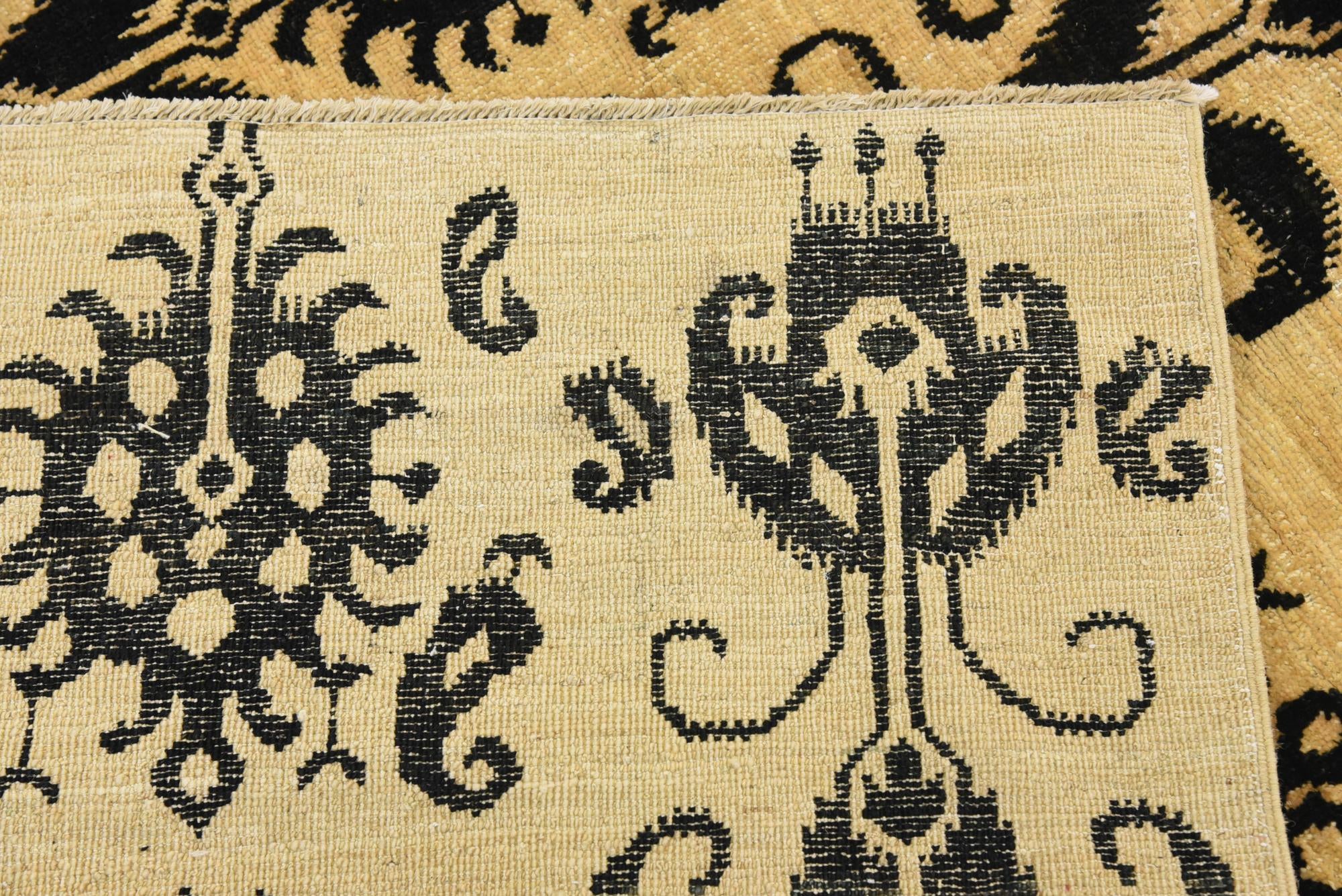 8' 2 x 9' 6 Hand Knotted Ikat Oriental Rug