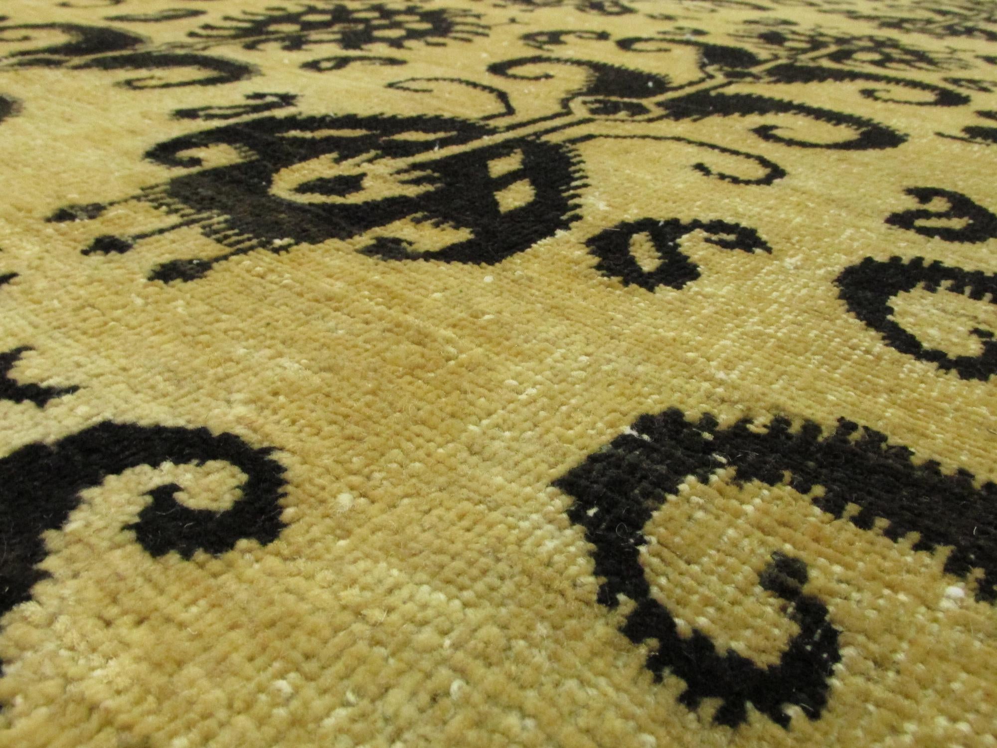 8' 2 x 9' 6 Hand Knotted Ikat Oriental Rug
