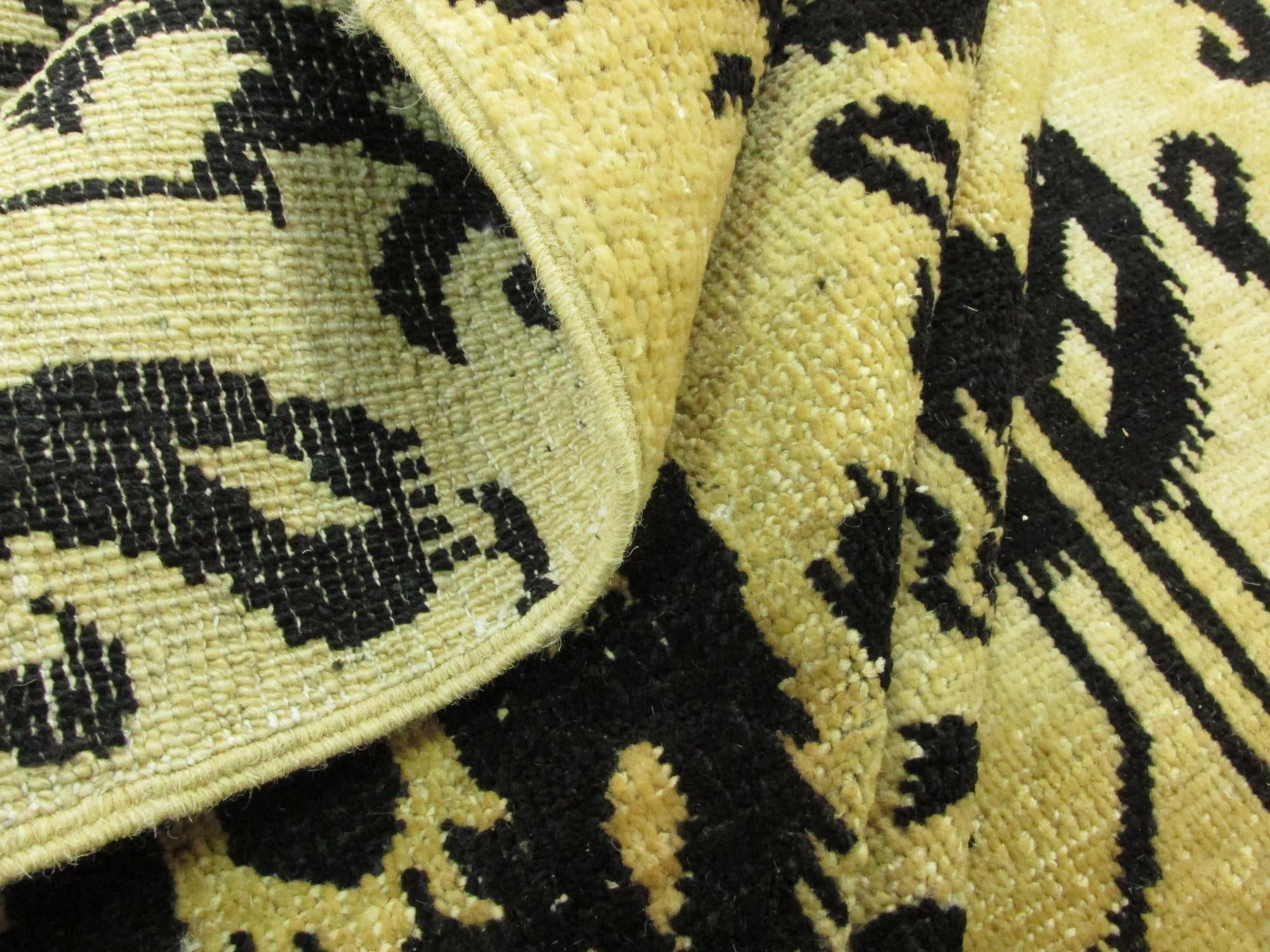 8' 2 x 9' 6 Hand Knotted Ikat Oriental Rug