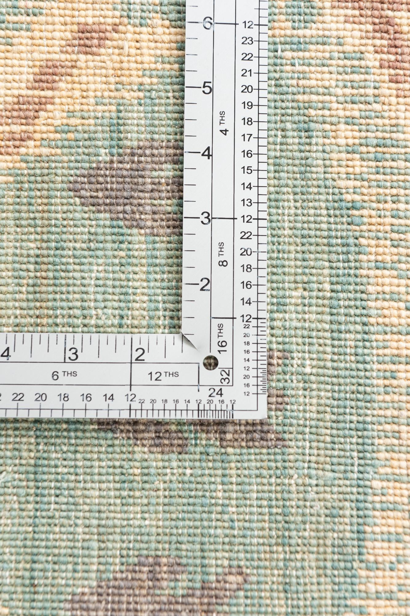 6' 10 x 9' 7 Hand Knotted Ikat Oriental Rug