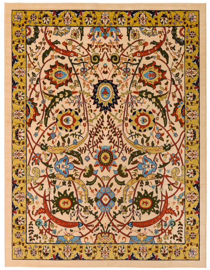 Detail image of 7' 10 x 10' Isfahan Design Rug
