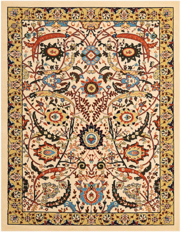 Detail image of 6' x 9' Isfahan Design Rug