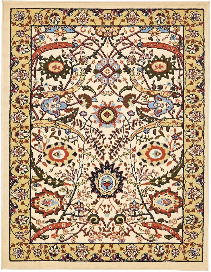 Detail image of 4' x 6' Isfahan Design Rug