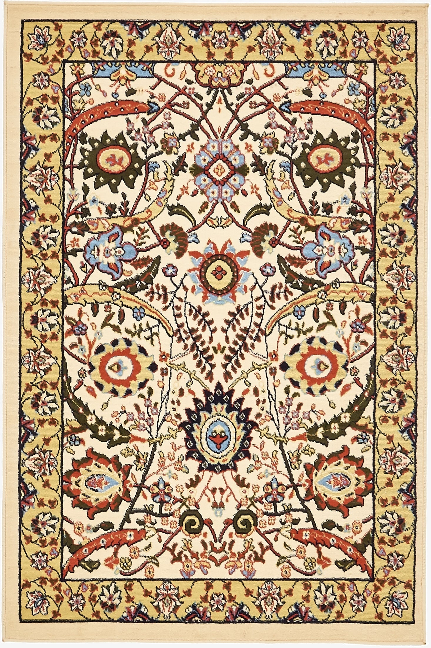 Primary image 4' x 6' Isfahan Design Rug