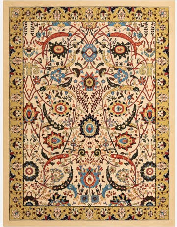9' x 12' Isfahan Design Rug