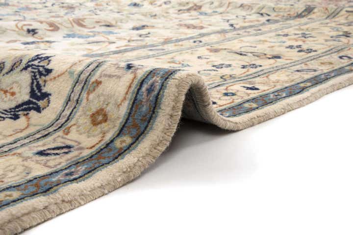 9' 4 x 12' 9 Hand Knotted Isfahan Persian Wool Rug