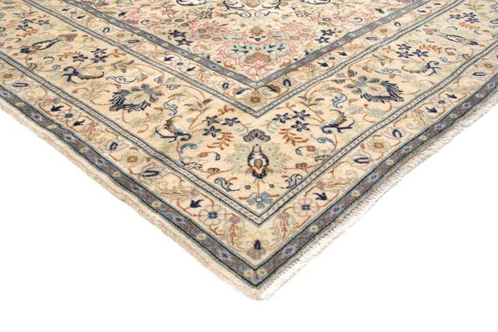 9' 4 x 12' 9 Hand Knotted Isfahan Persian Wool Rug